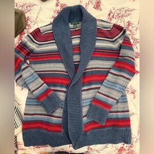 Ralph Lauren Multicolor Striped Cardigan, XL